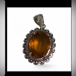 Costume Glass Pendant #6239